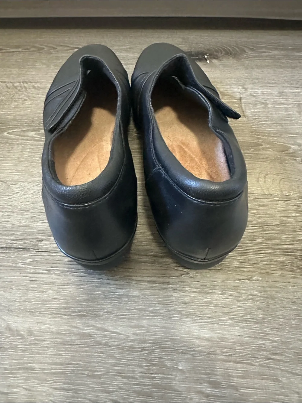 Clarks Black Slip-On Leather Loafers for Men